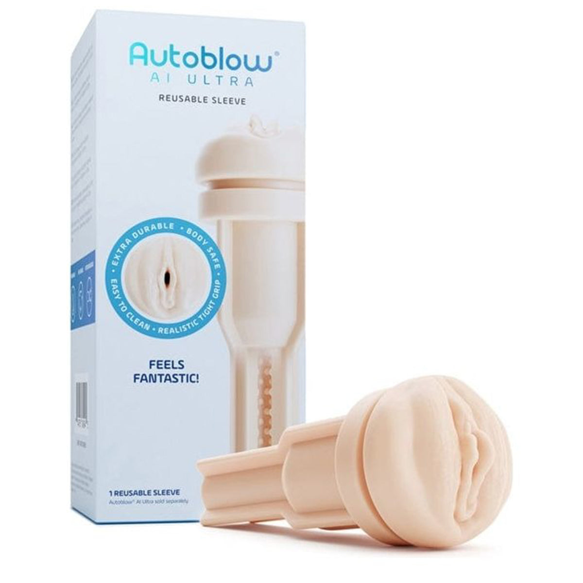 Autoblow AI Ultra Vagina Sleeve - Beige