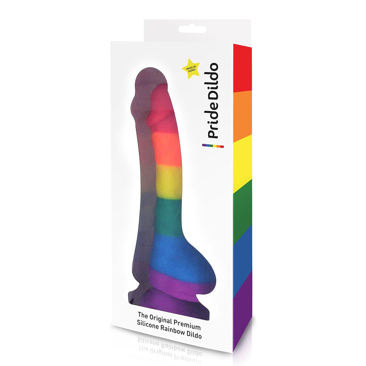 Pride Dildo The Original Premium Silicone Rainbow Dildo