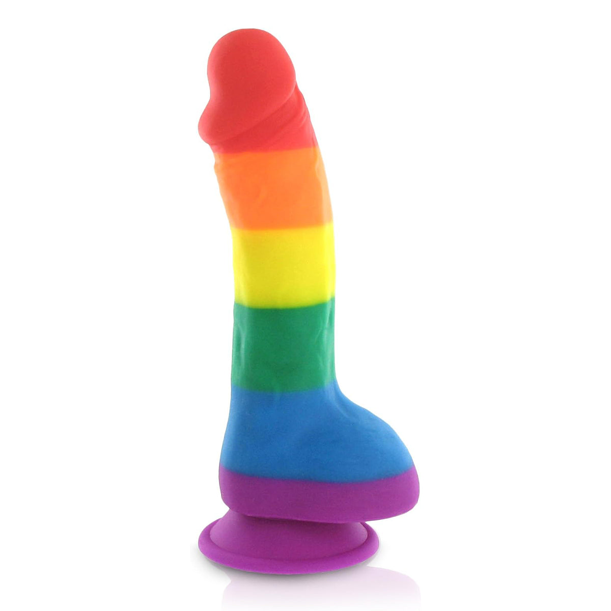 Pride Dildo The Original Premium Silicone Rainbow Dildo