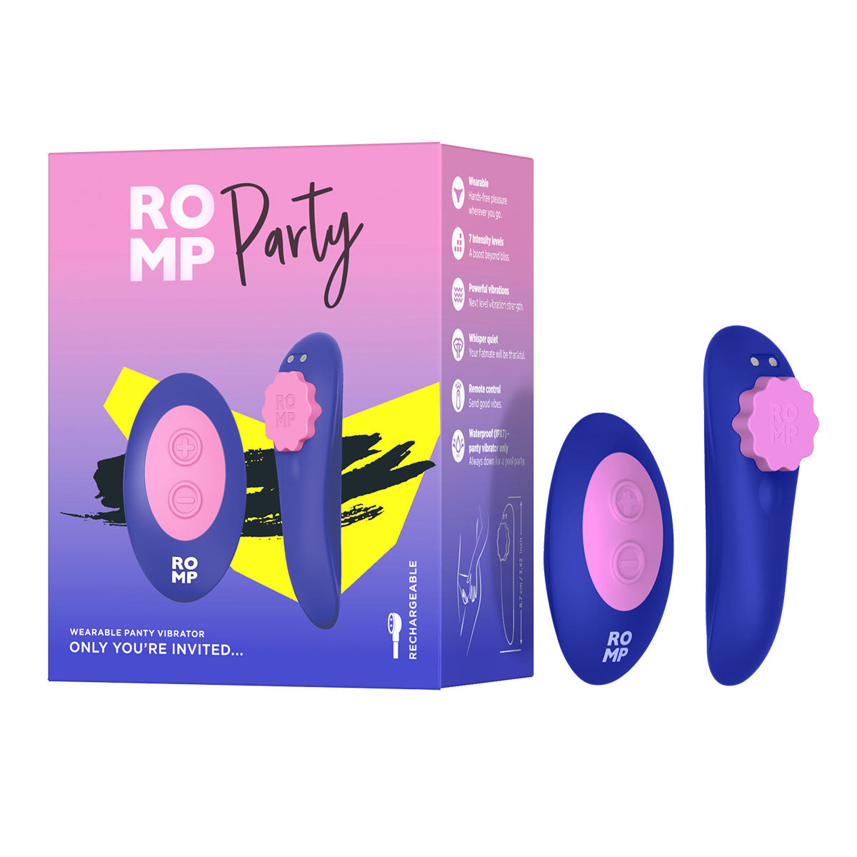 ROMP Party Wearable Panty Vibrator | BMS Enterprises ROMP Party Wearable Panty Vibrator | BMS Enterprises