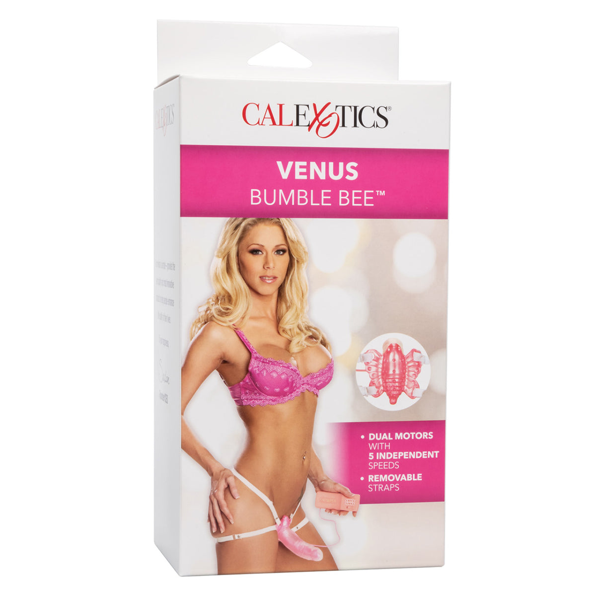 CalExotics® - Venus Bumble Bee – Venus Penis With Remote - Pink