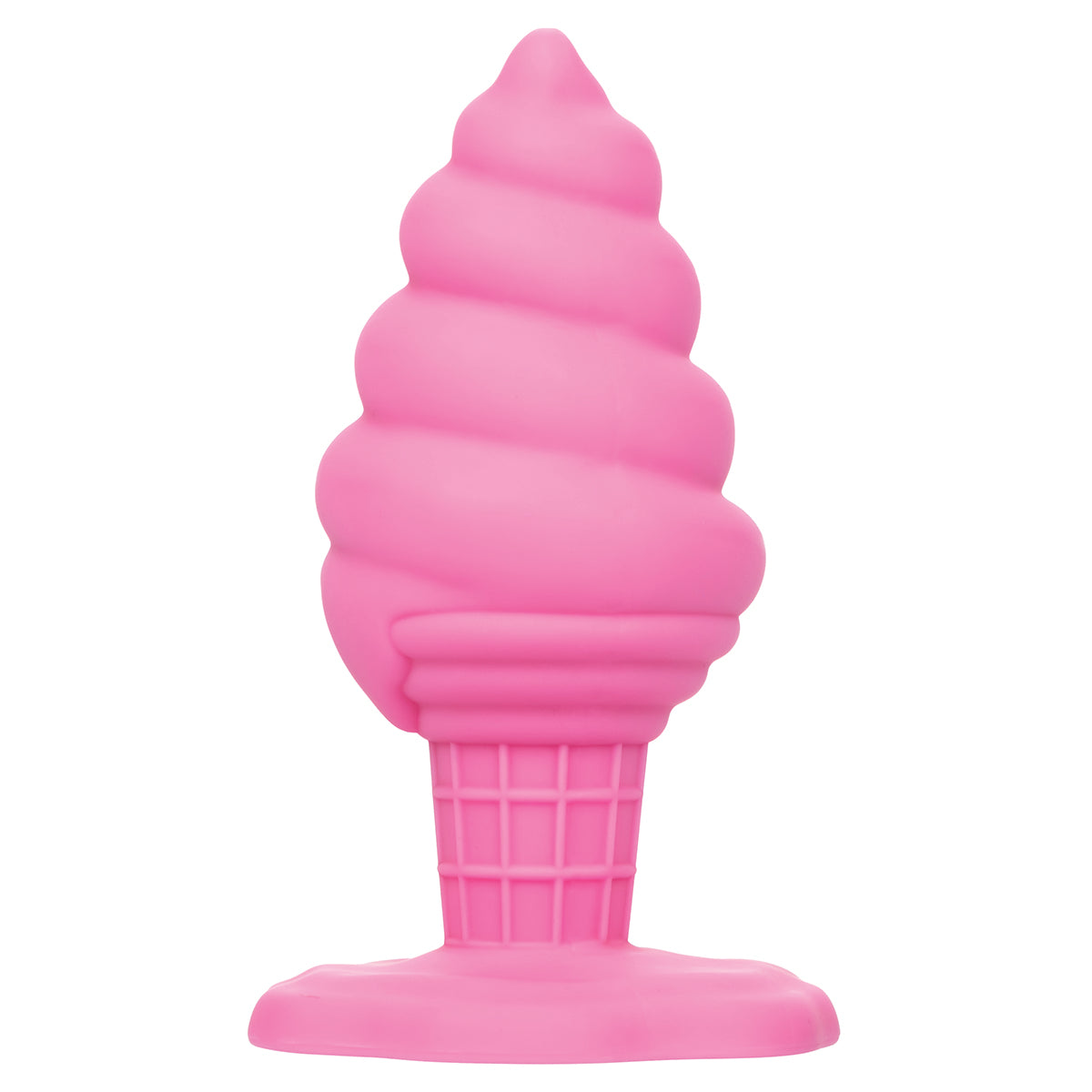 CaleXOtics – Naughty Bits – Yum Bum Ice Cream Cone - Silicone Butt Plug - Pink
