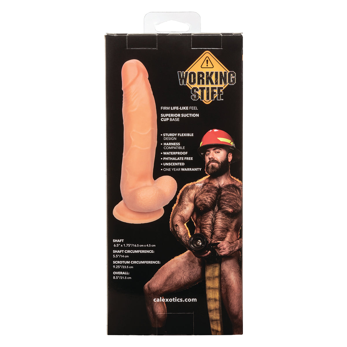 CaleXOtics – Working Stiff - The Fireman – 6.5” Dong – Ivory