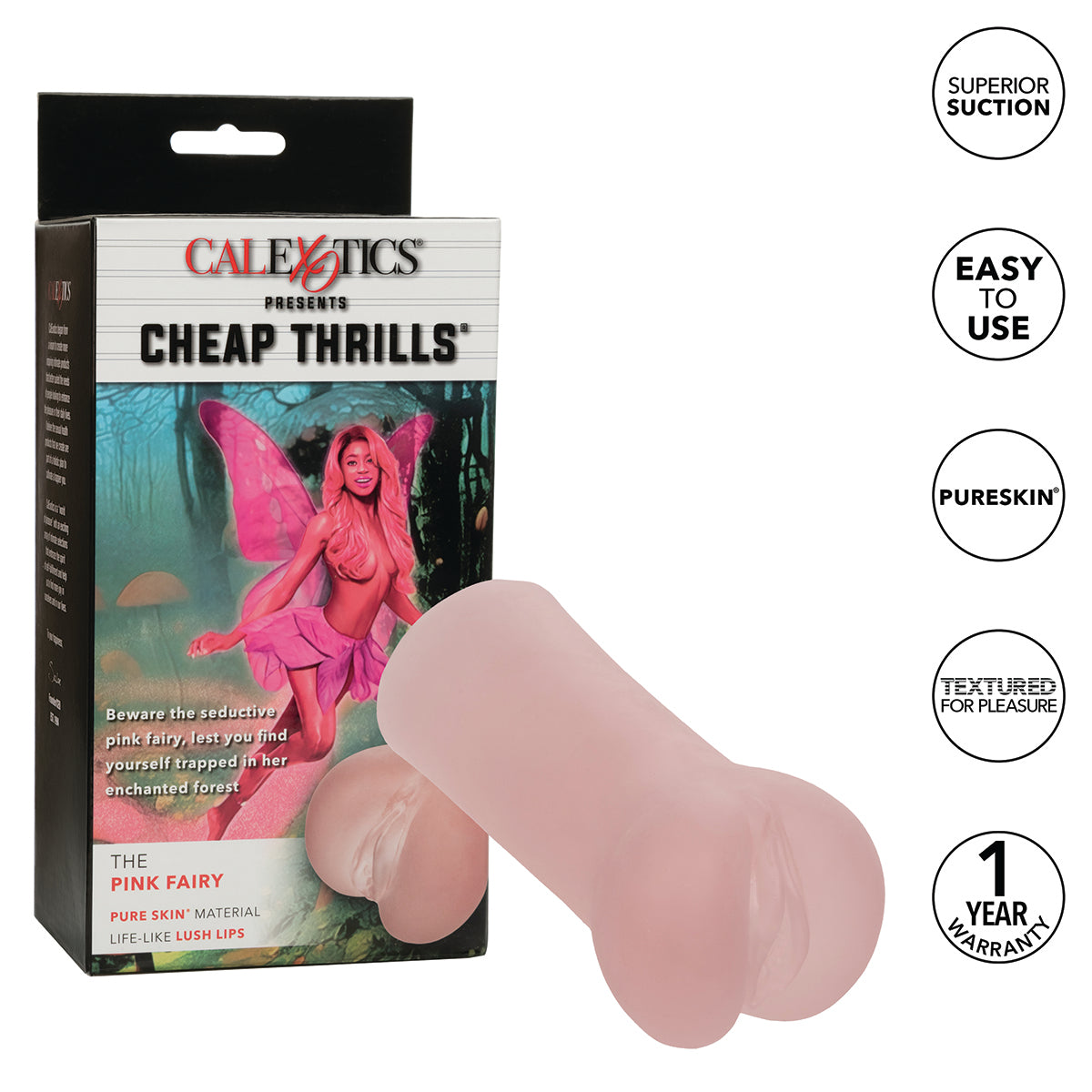 CaleXOtics – The Pink Fairy – Vagina Masturbator - Pink