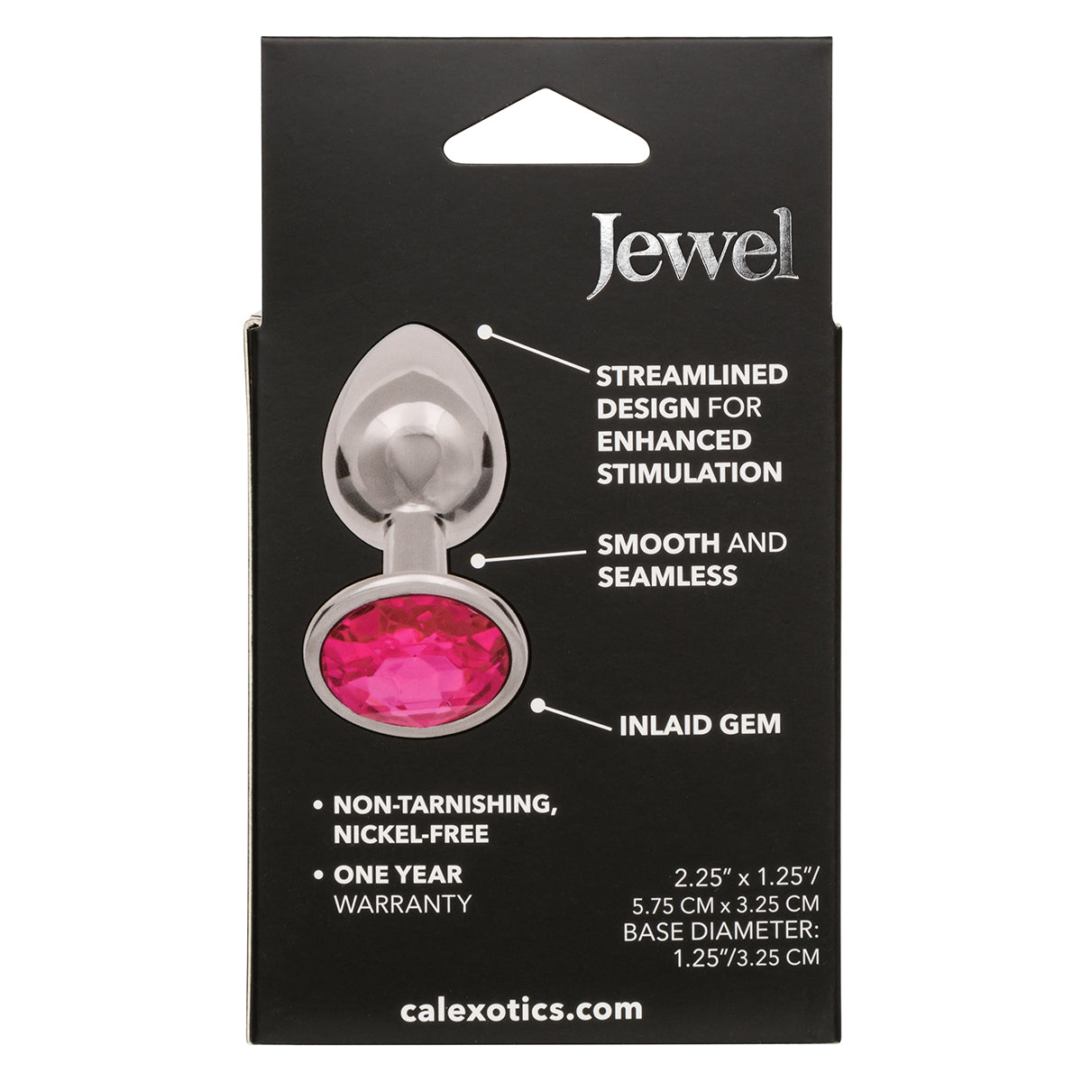 CaleXOtics Jewel Small Rose Plug - Rose