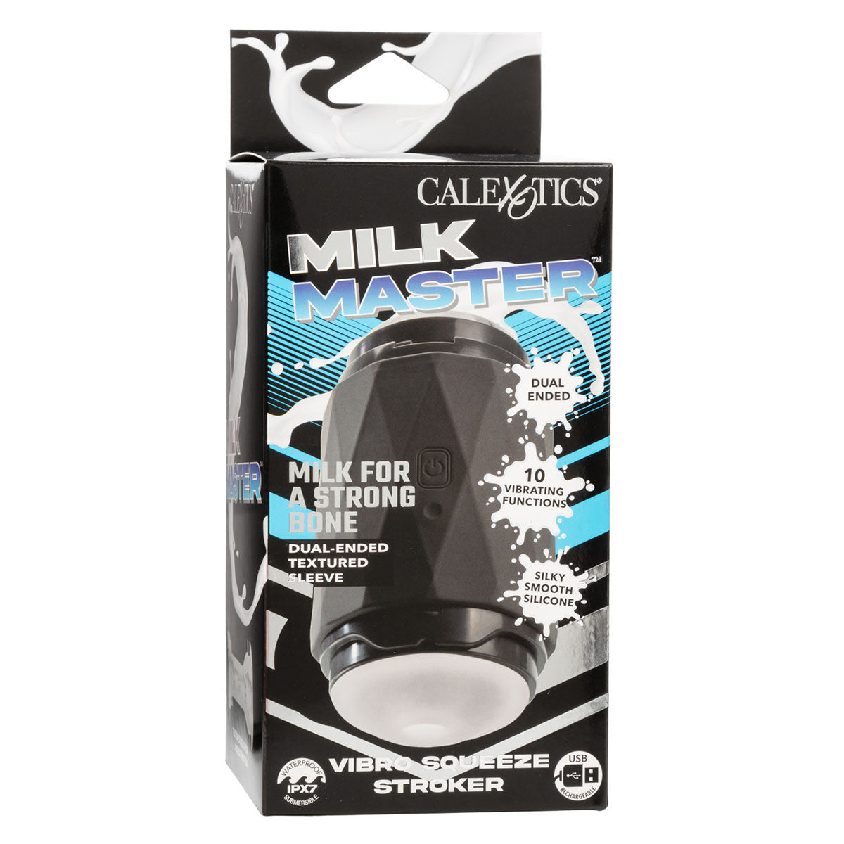 Calexotics® Milk Master Vibro Squeeze Stroker