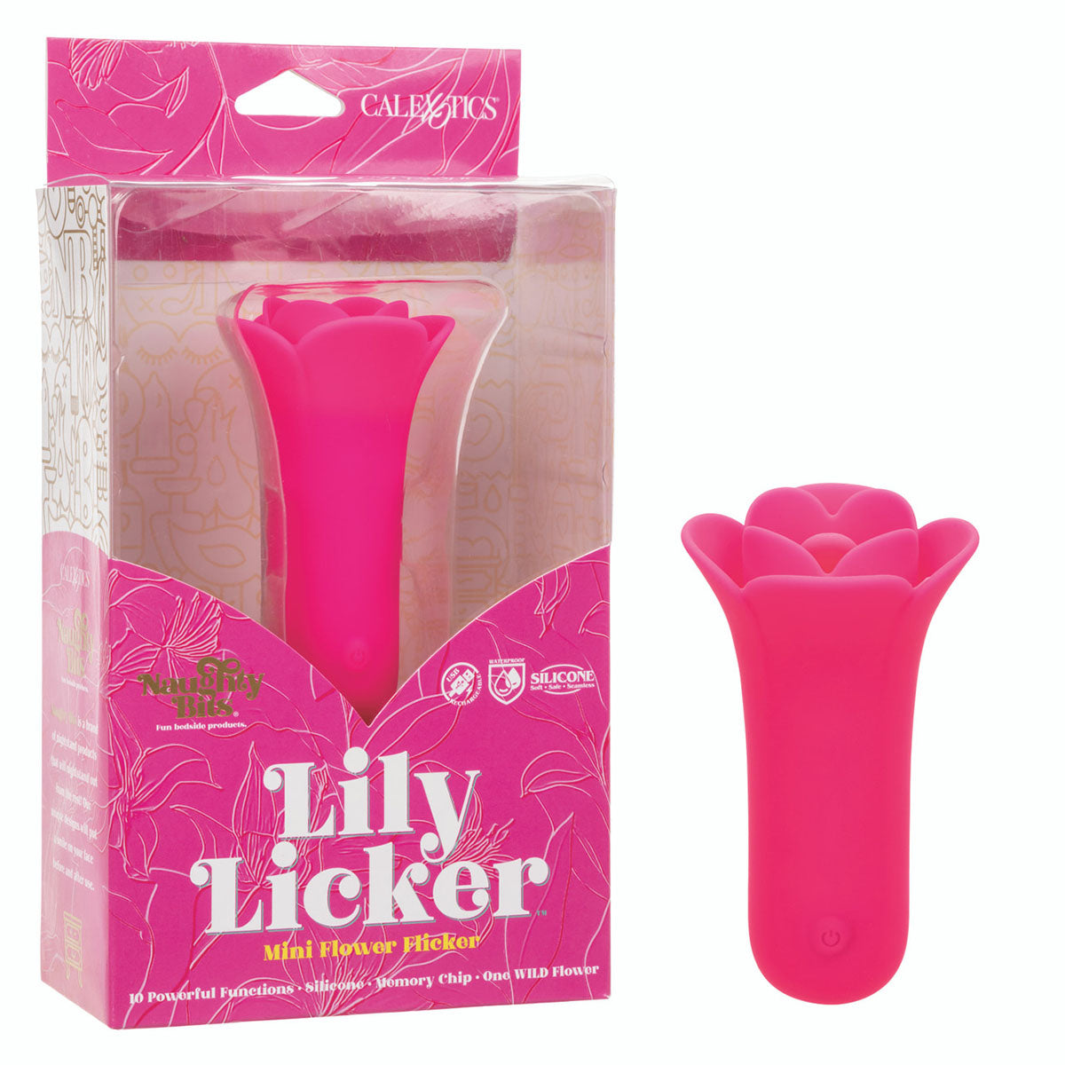 CaleXOtics Naughty Bits Lily Licker – Pink