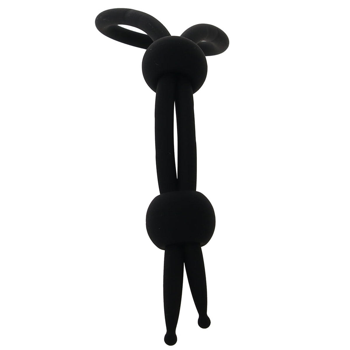 CalExotics® Liquid Silicone Dual Lasso - Black