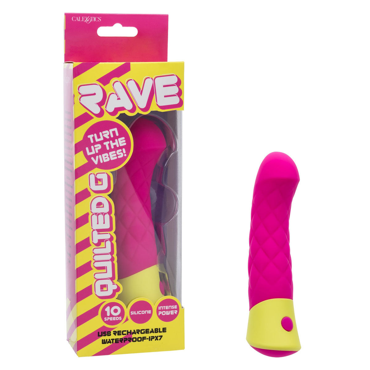 CalExotics® Rave Quilted G-Vibe - Fuschia