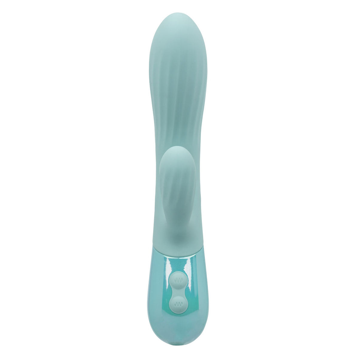 CalExotics® Aura Dual Ripple Vibe – Light Blue