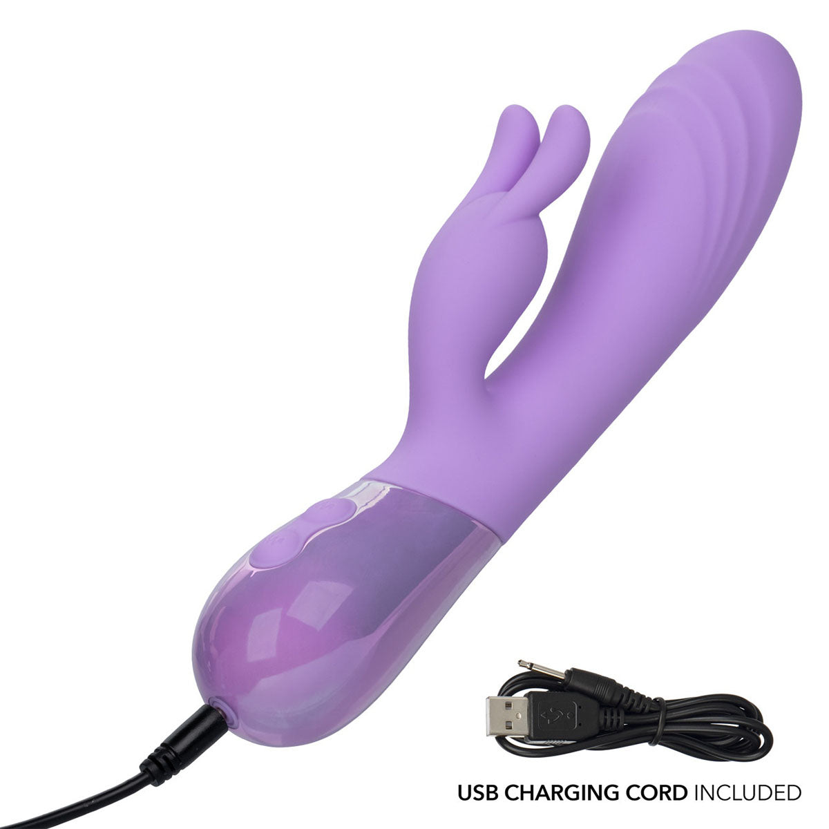 CalExotics® Aura Dual Ripple Vibe – Light Purple