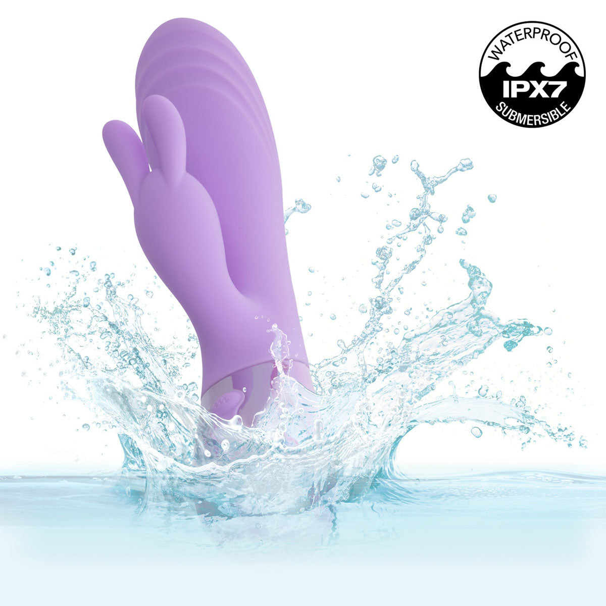 CalExotics® Aura Dual Ripple Vibe – Light Purple