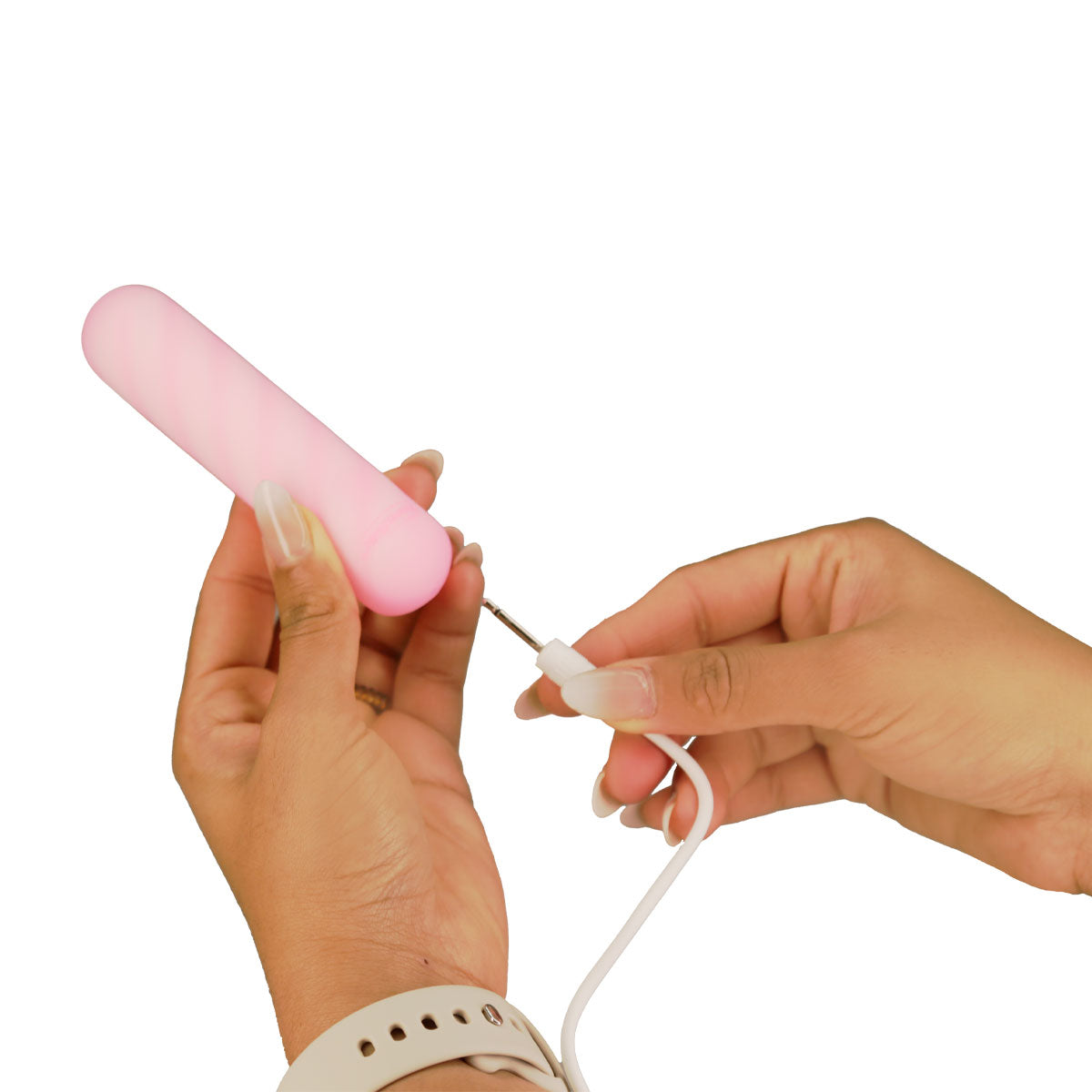 Softies 4” Dual Silicone Body Vibe – Pink