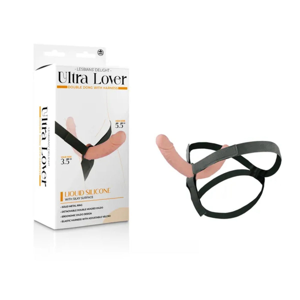 Lesbian’s Delight Ultra Lover Liquid Silicone Double Dong