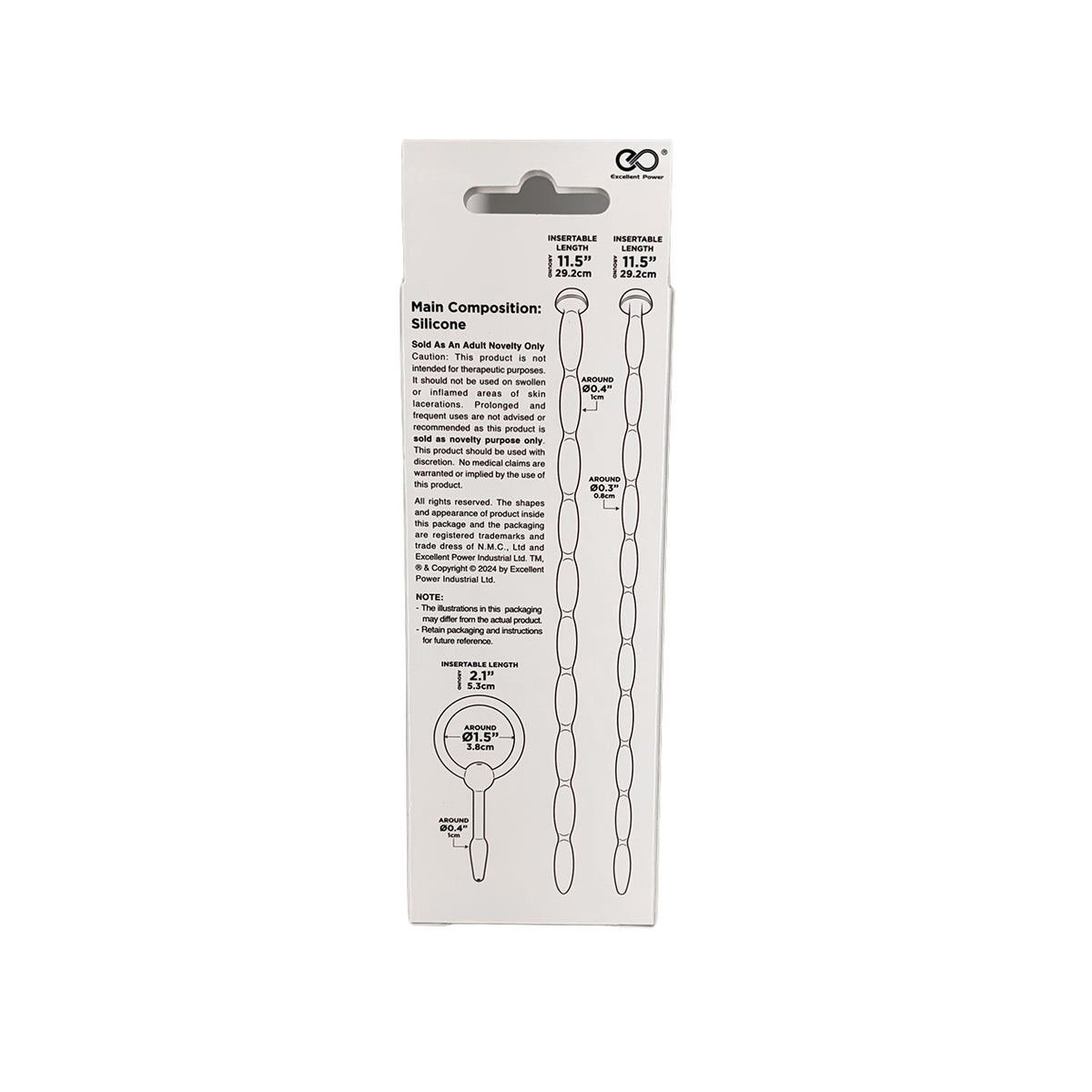 NMC – Knot-Knot – Silicone Urethral Sounding Kit – 3-In-1 Set – Black