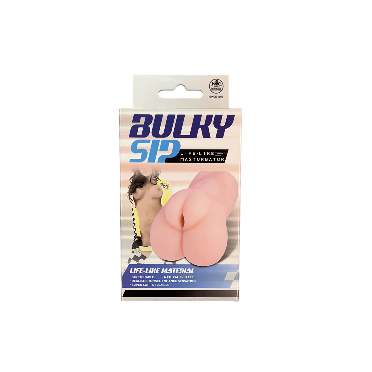 NMC – Bulky Sip – Life-Like Masturbator – 4.7 in. – Beige