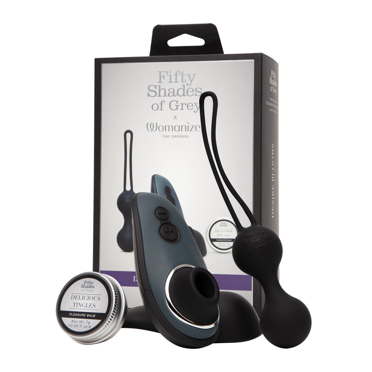 Fifty Shades of Grey® x Womanizer – Desire Blooms Couple’s Kit