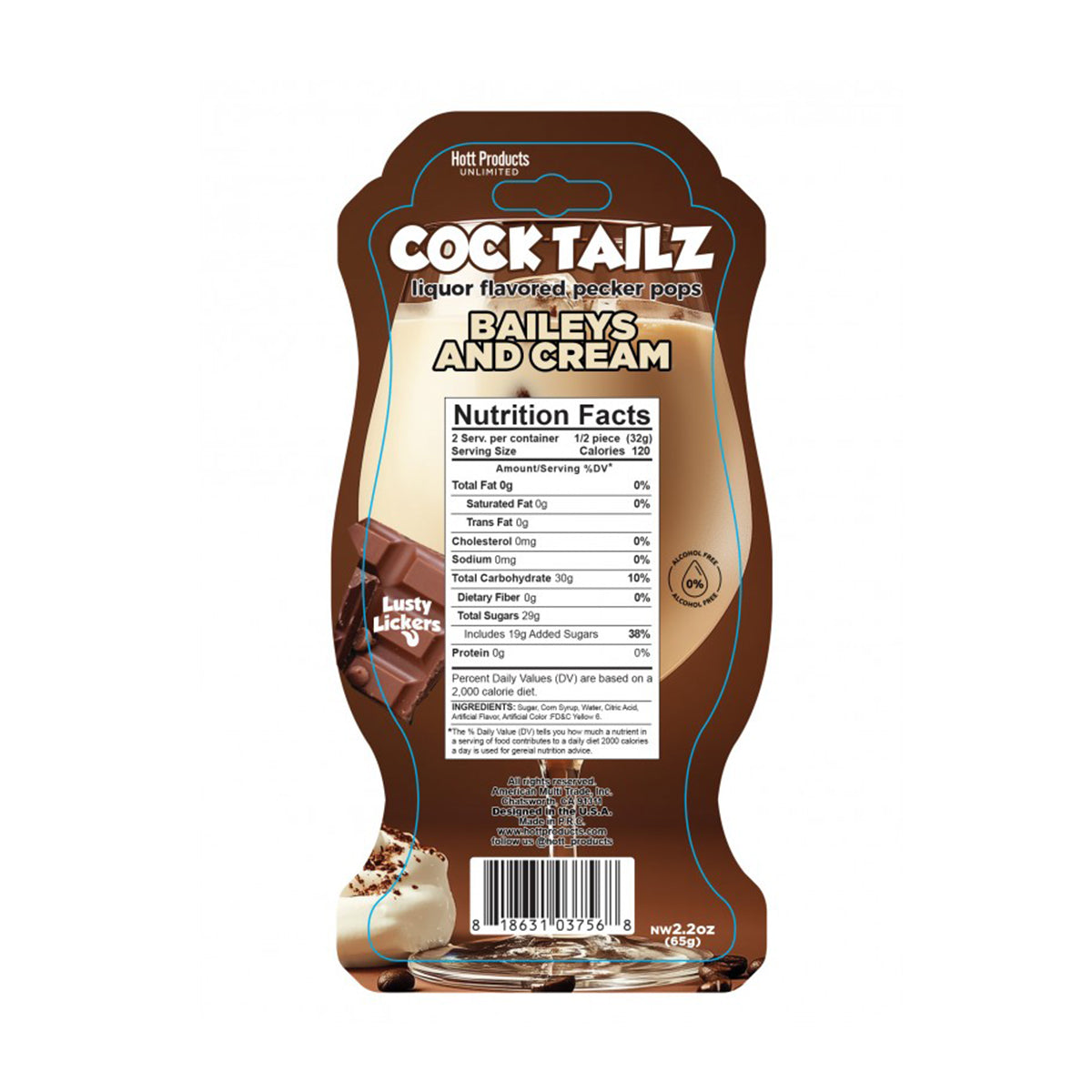 Cocktailz Bailey’s &amp; Cream Pecker Pop