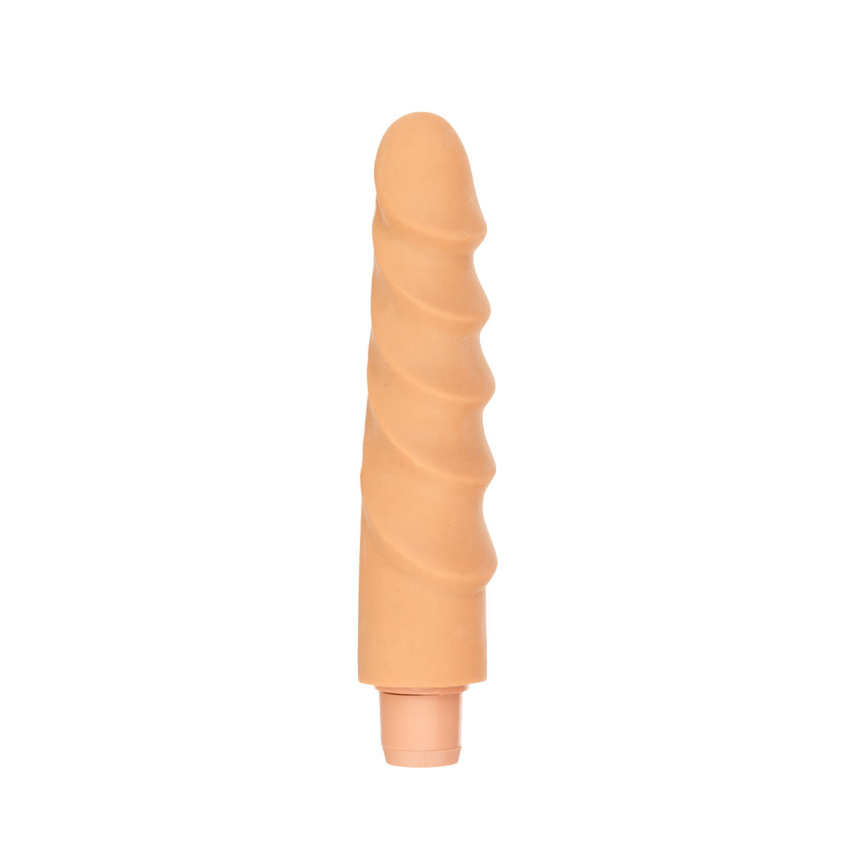 Screwed Up Quick Dick Vibrating Flexible Dildo – Beige