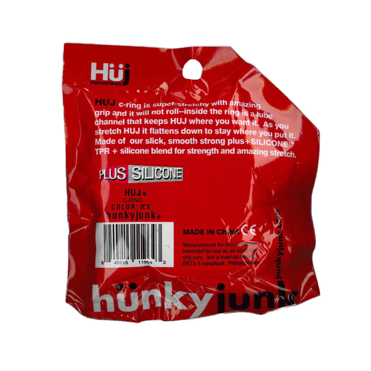 Oxballs – Hunky Junk Single C-Ring Ice – Clear