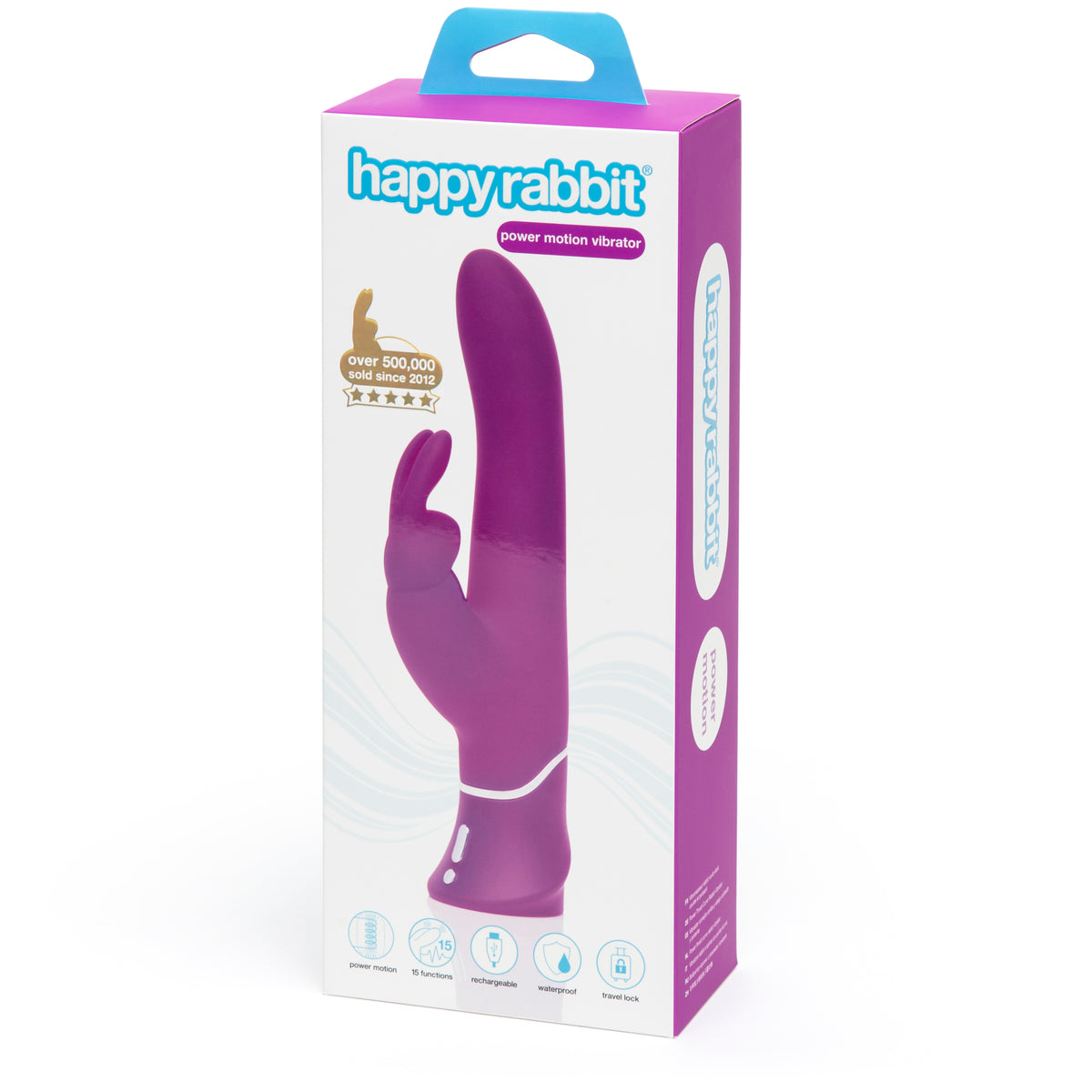 Happy Rabbit – Curve Power Motion Vibrator - Purple