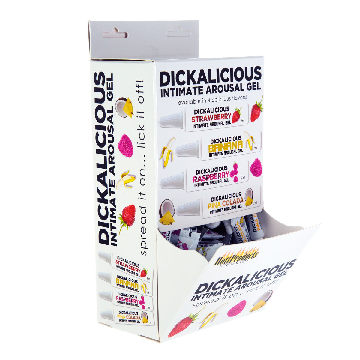 HottProducts Dickalicious Penis Arousal Gel Pillow Pack Display - Display of 144