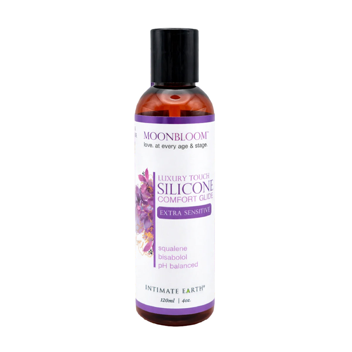Intimate Earth - MOONBLOOM Luxury Touch Silicone Comfort Glide – 120 ml/4 oz