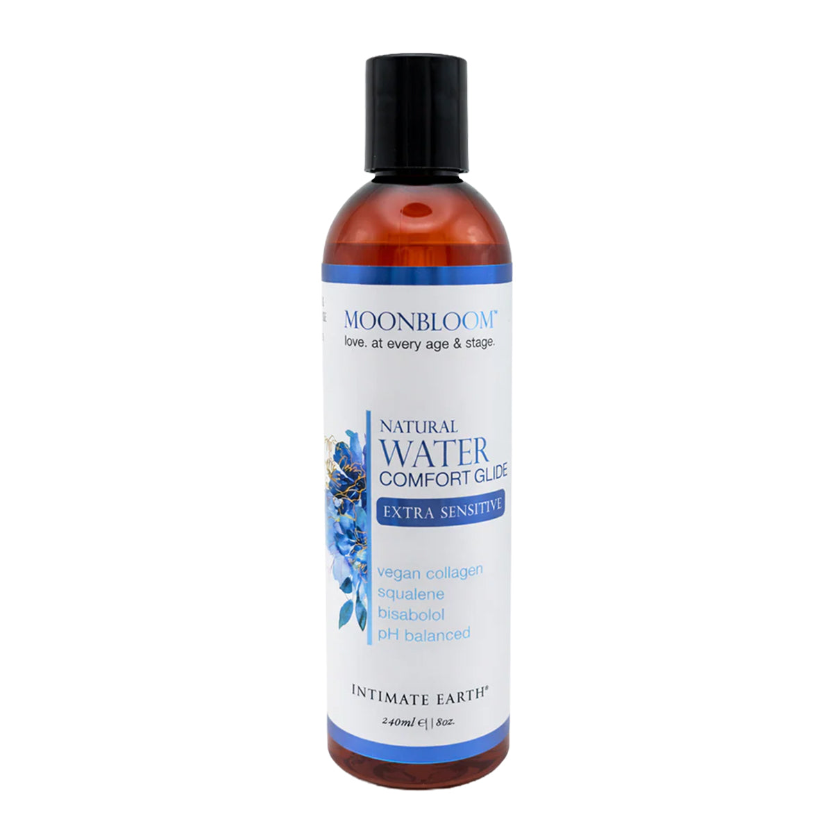 Intimate Earth - MOONBLOOM Natural Water Comfort Glide – 240 ml/8 oz