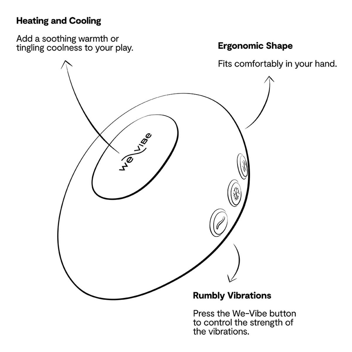 We-Vibe Temp Heating &amp; Cooling Massager – Lavender Blue