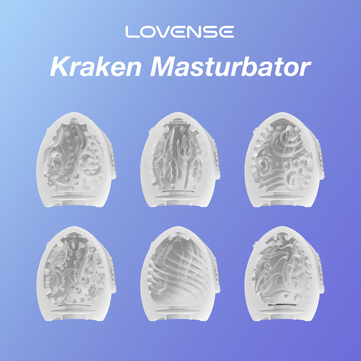 Lovense Kraken 6 Pack Masturbator Egg