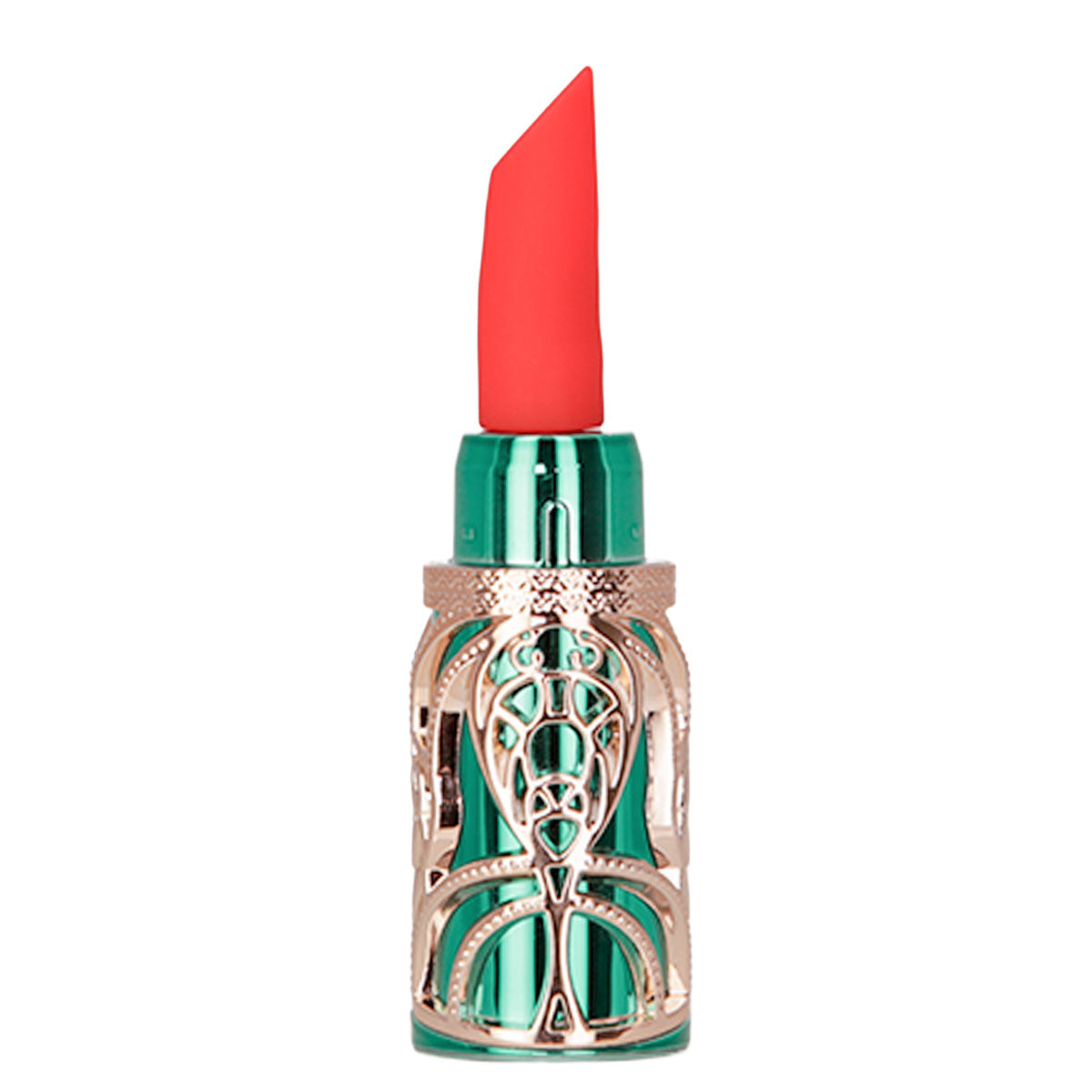 Emerald Kiss Lipstick – Green and Rose Gold