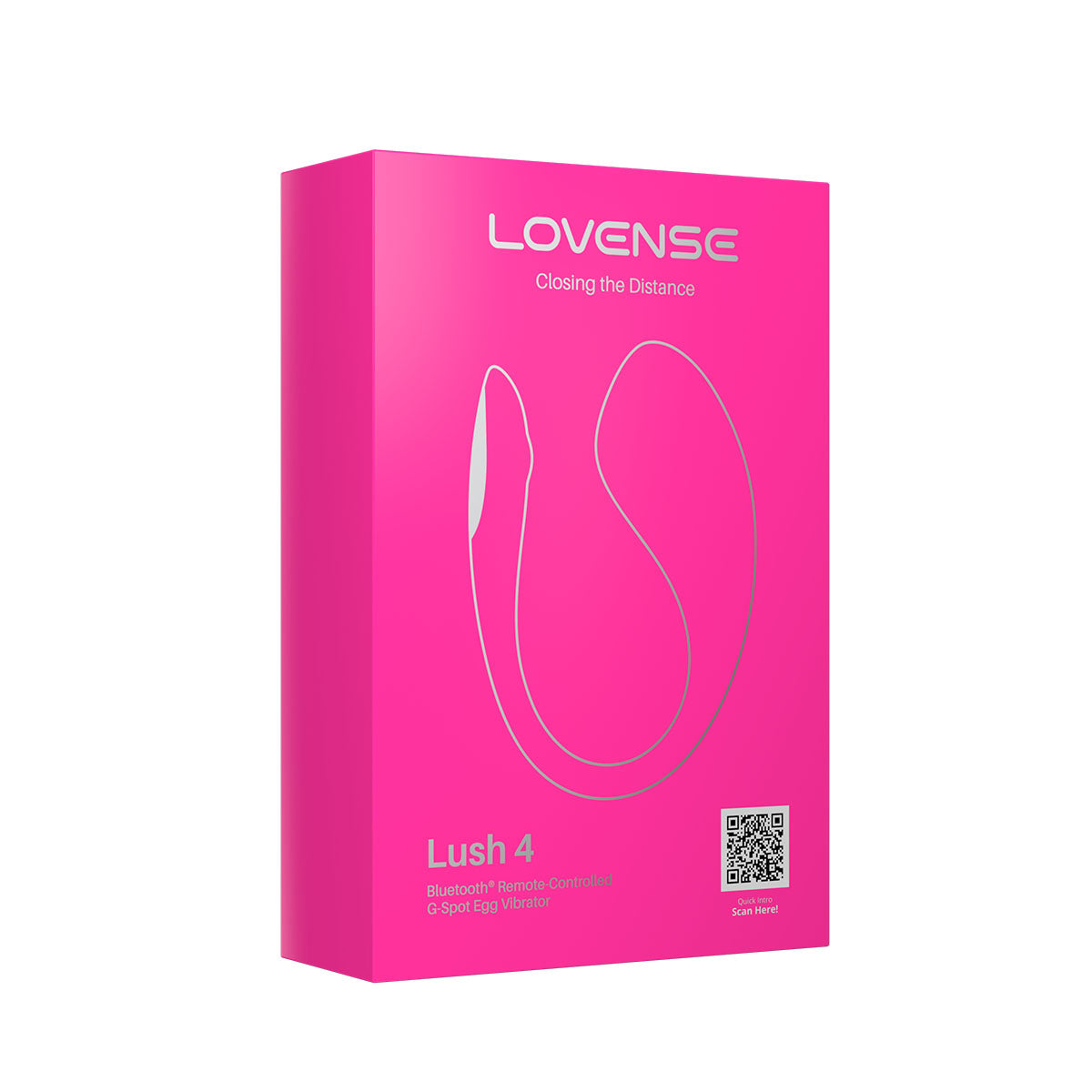 Lovense Lush 4 Remote Control Vibrator - Pink