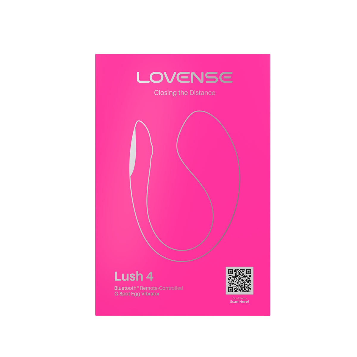 Lovense Lush 4 Remote Control Vibrator - Pink