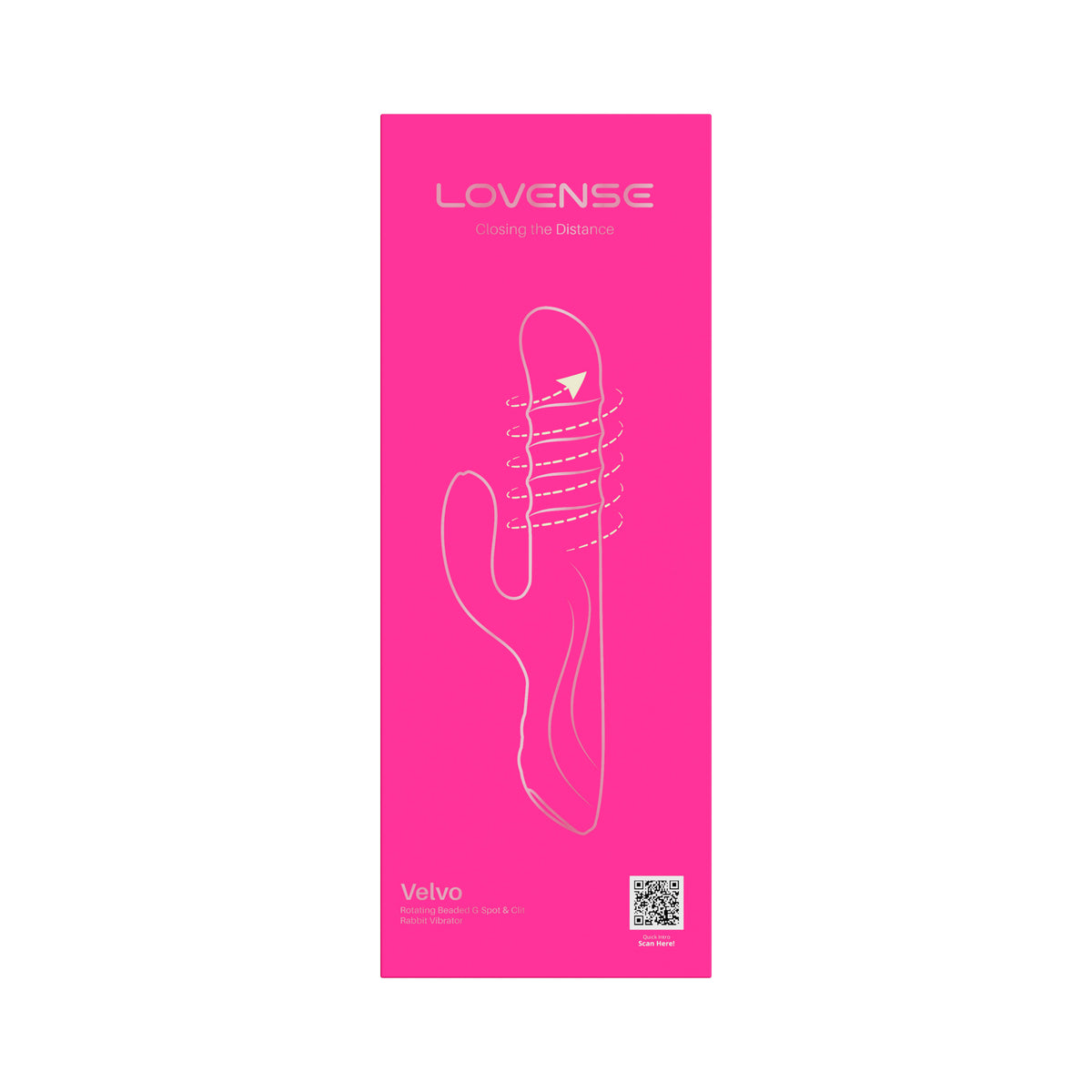 LOVENSE - Velvo Beaded G-Spot and Clit Rabbit Vibrator