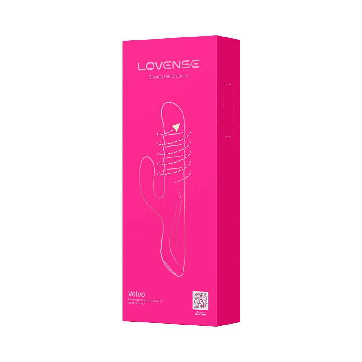 LOVENSE - Velvo Beaded G-Spot and Clit Rabbit Vibrator