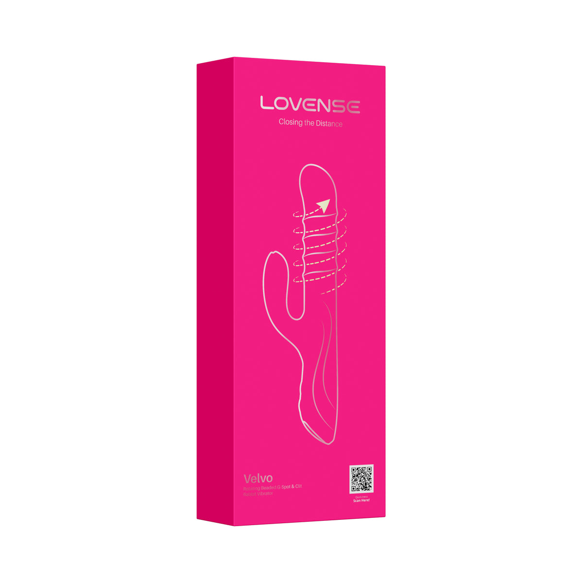 LOVENSE - Velvo Beaded G-Spot and Clit Rabbit Vibrator