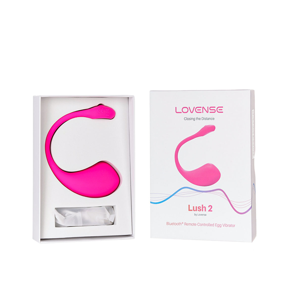 Lovense Lush 2 Bluetooth Wearable Vibrating Egg Pink | BMS Enterprises Lovense Lush 2 Bluetooth Wearable Vibrating Egg Pink | BMS Enterprises