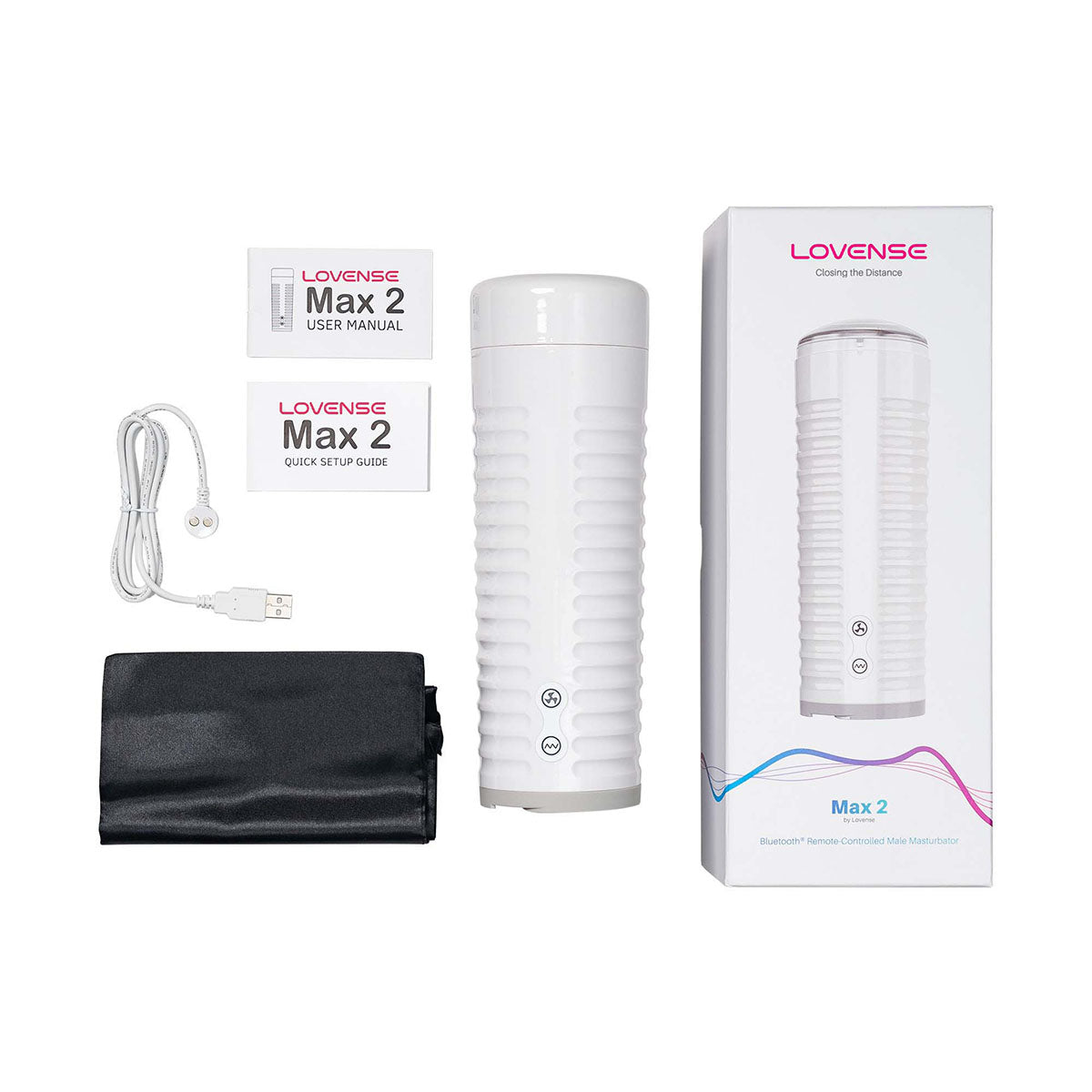 Lovense Max 2 Bluetooth Male Masturbator White | BMS Enterprises Lovense Max 2 Bluetooth Male Masturbator White | BMS Enterprises