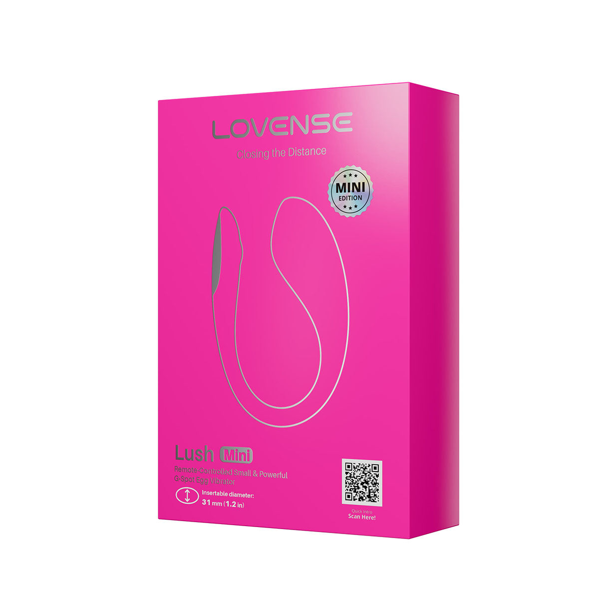 Lovense Lush  Mini Remote Control Vibrator - Pink