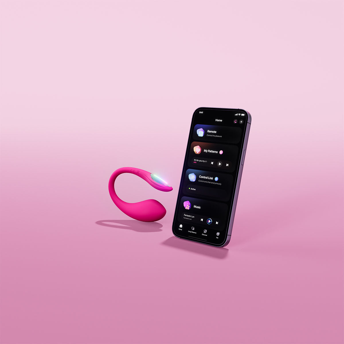 Lovense Lush Mini Remote Control Vibrator - Pink - BMS Enterprises Lovense Lush Mini Remote Control Vibrator - Pink - BMS Enterprises