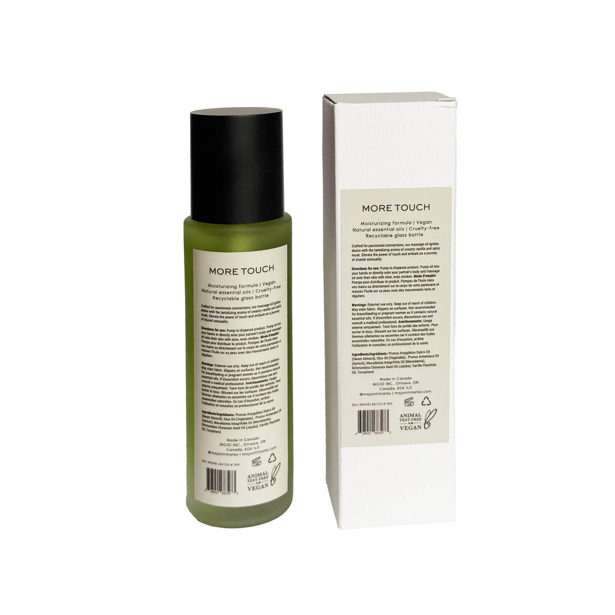 MOJO Dirty Vanilla Couples Massage Oil – 100 ml/3.4 fl. oz.