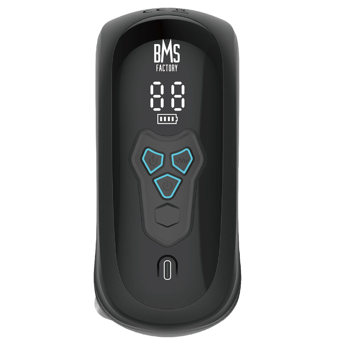 BMS Factory Rotating Cup Masturbator – Red and Black