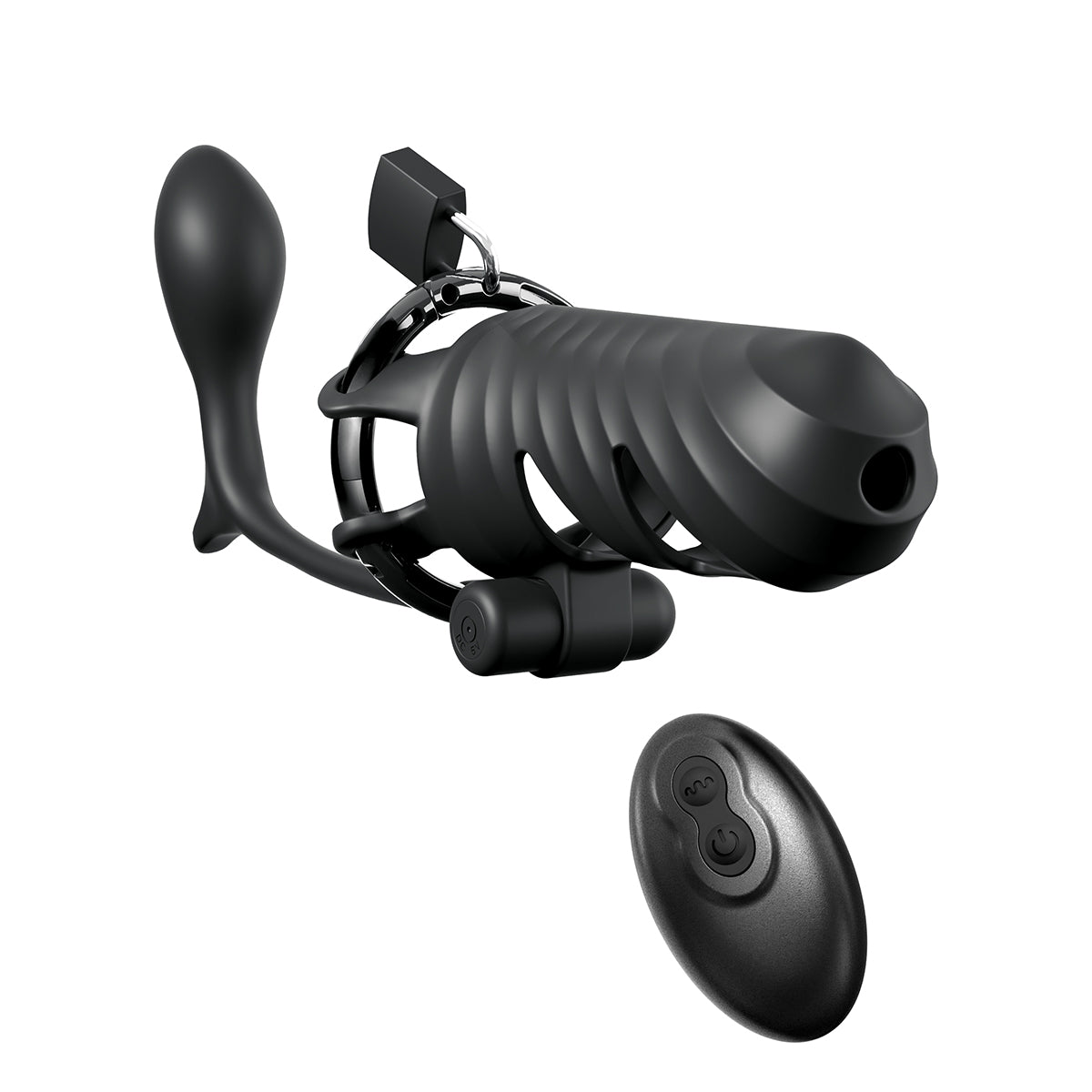 Pipedream - Fantasy C-Ringz – Remote Controlled Vibrating Cock Blocker with Ass-Gasm Plug