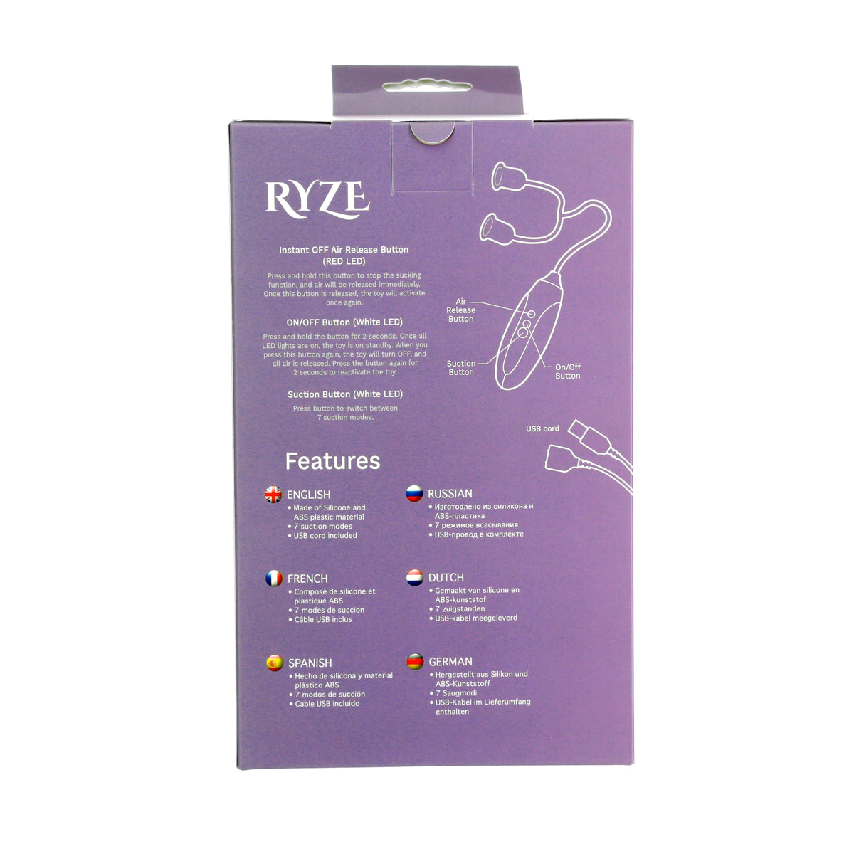Seven Creations – Ryze - Rechargeable Auto Nipple Pump