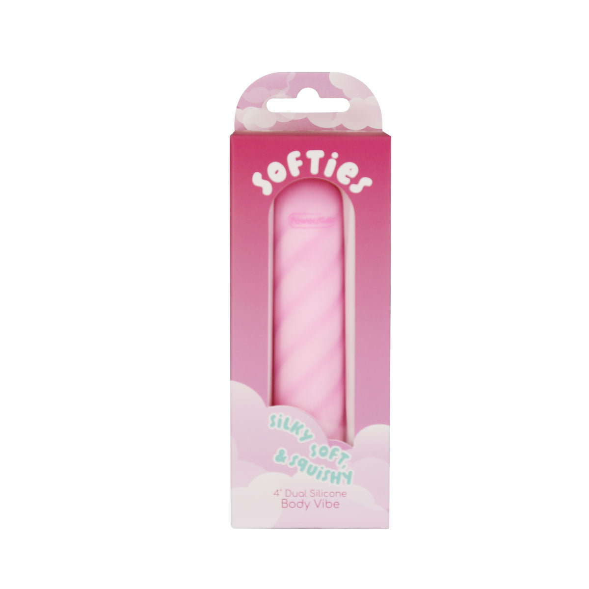 Softies 4” Dual Silicone Body Vibe – Pink