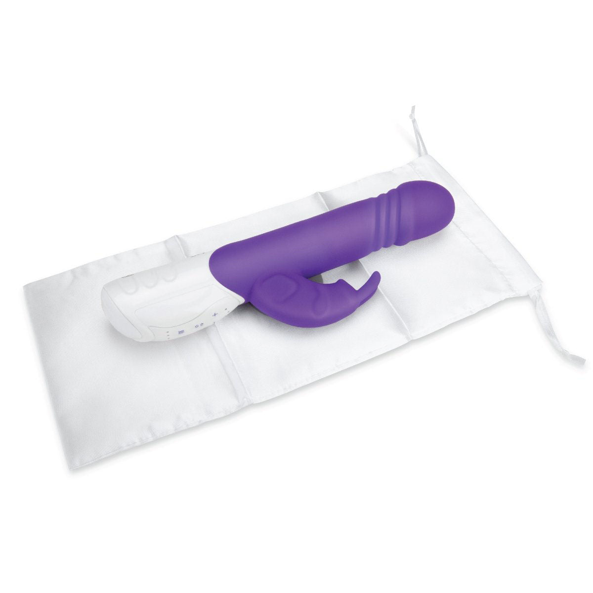 Rabbit Essentials Rechargeable Thrusting Rabbit – Hot Purple