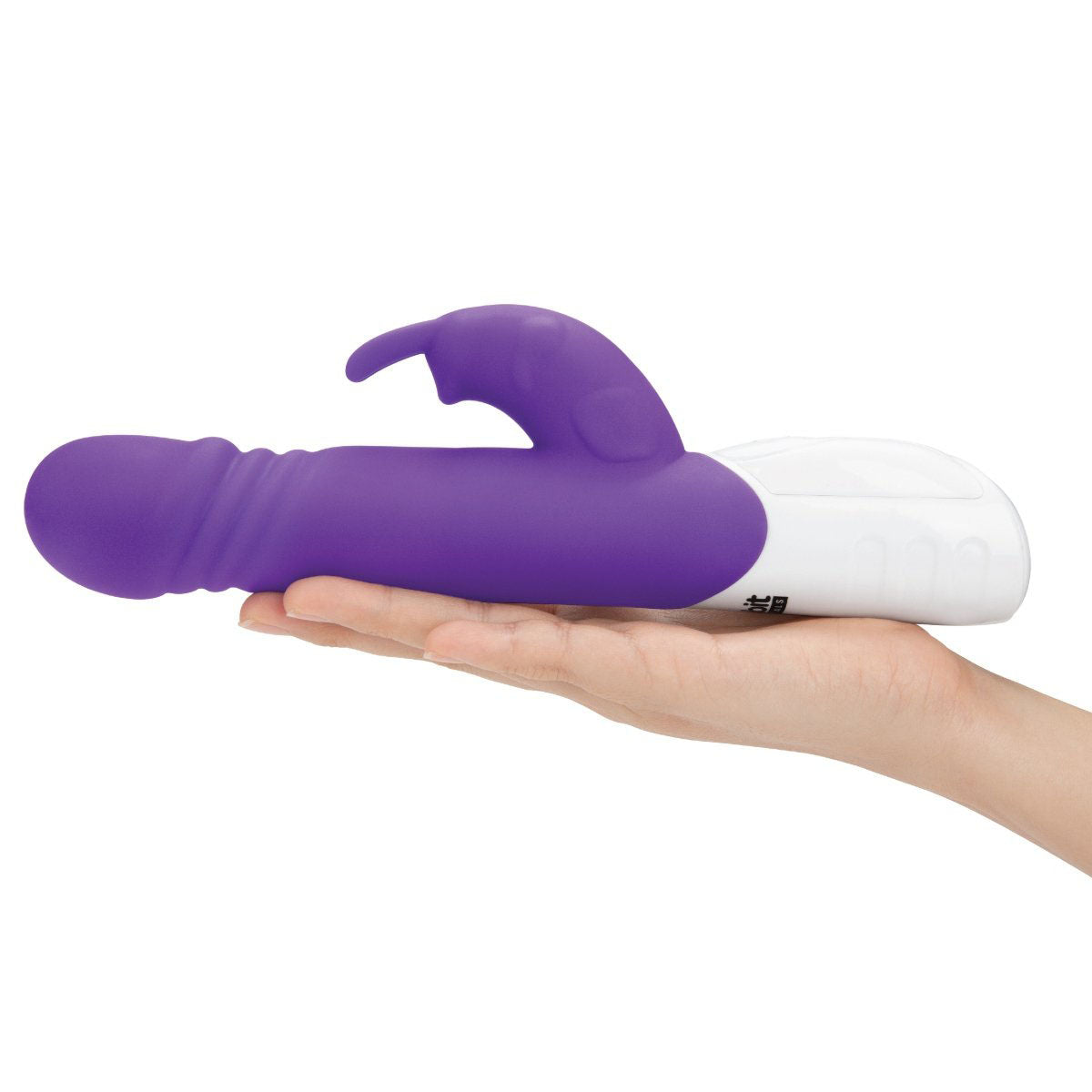 Rabbit Essentials Rechargeable Thrusting Rabbit – Hot Purple