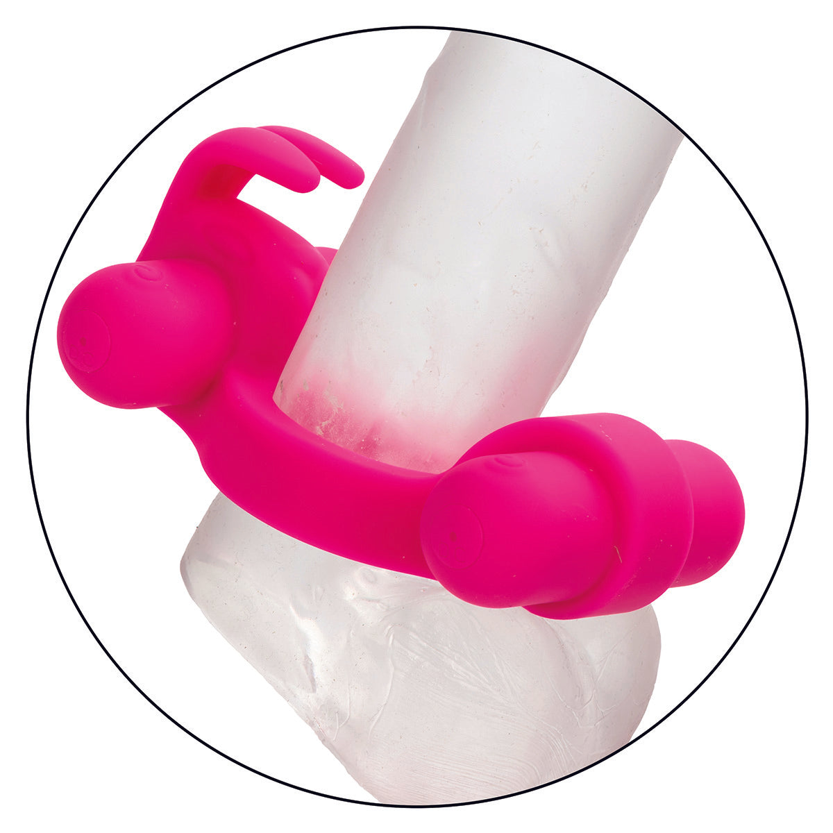 CaleXOtics Silicone Rechargeable Rockin Rabbit – Pink