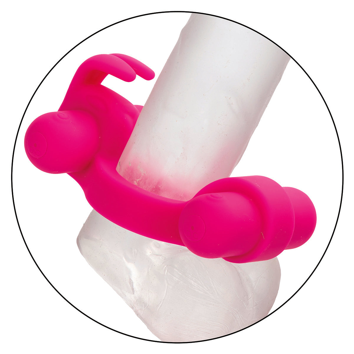 CalExotics Silicone Rechargeable Rockin Rabbit Pink | BMS Enterprises CalExotics Silicone Rechargeable Rockin Rabbit Pink | BMS Enterprises