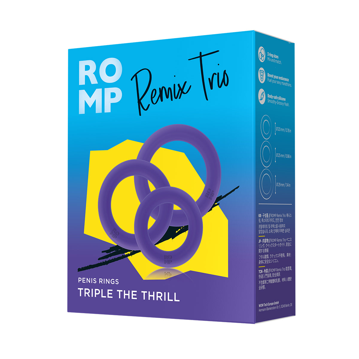 Romp - Remix Trio Male Rings – Violet